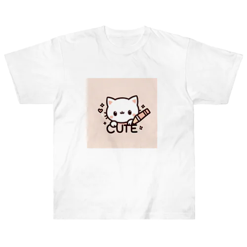 Cut 猫 Heavyweight T-Shirt