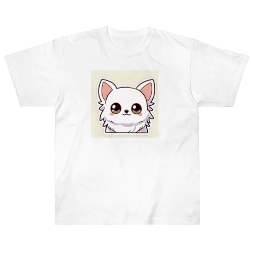 ホワイトチワワちゃん ヘビーウェイトTシャツ