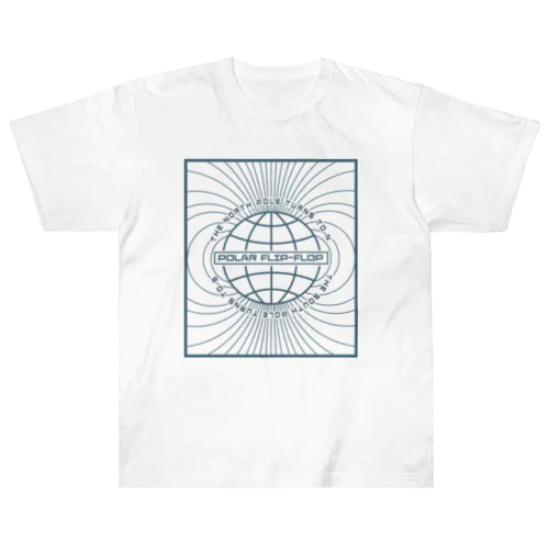 地磁気逆転 Heavyweight T-Shirt