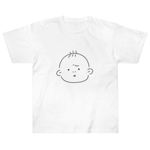 「ル」の人(べび) Heavyweight T-Shirt