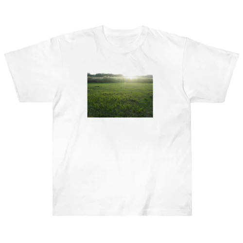 湖畔・夕暮れ Heavyweight T-Shirt