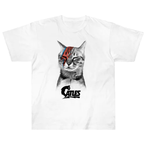 CATLES FUKUSUKE BOWIE Heavyweight T-Shirt