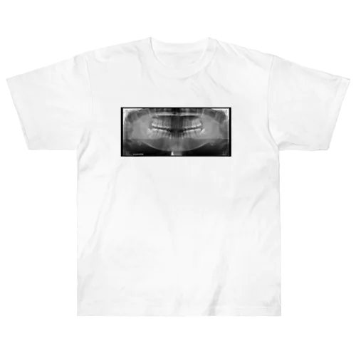 X-ray of teeth(歯のレントゲン) ヘビーウェイトTシャツ
