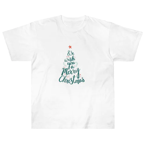 メリークリスマス ヘビーウェイトTシャツ