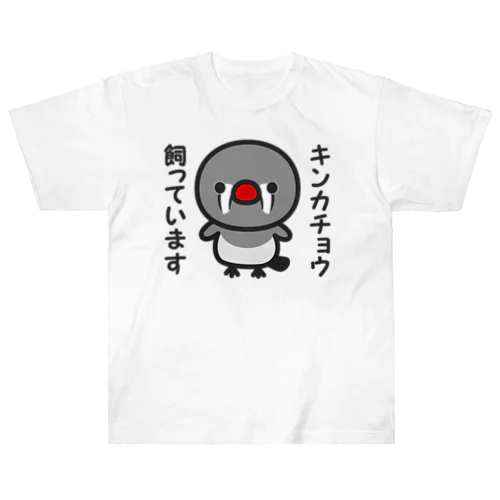 キンカチョウ飼っています（メス） Heavyweight T-Shirt