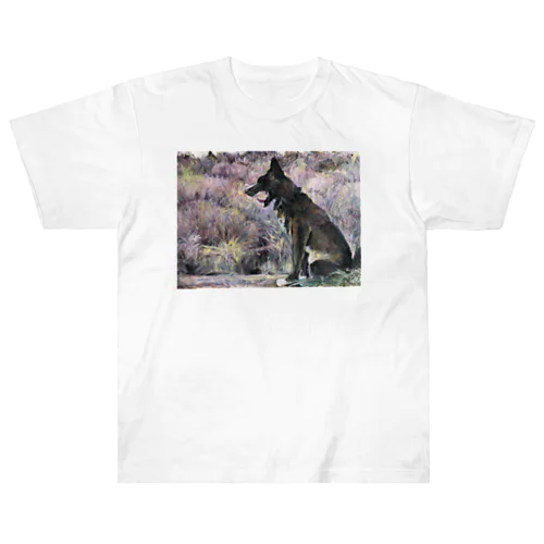 甲斐犬の大あくび Heavyweight T-Shirt