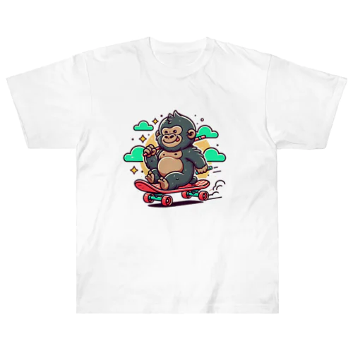 ゴリくんスケーター Heavyweight T-Shirt