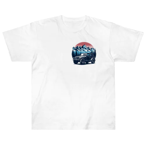 クロカン×雪山 Heavyweight T-Shirt
