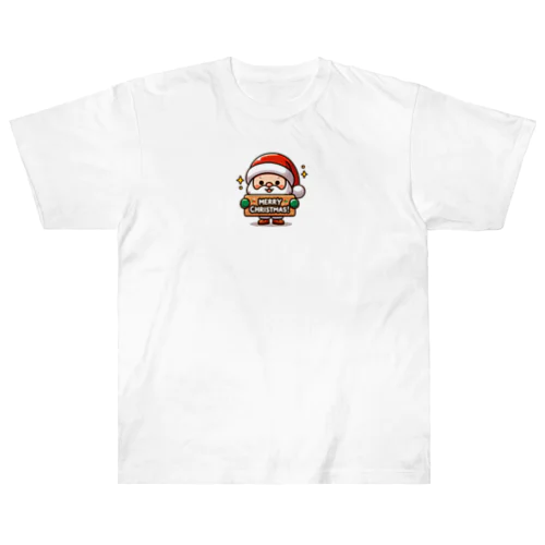 サンタの陽気なクリスマスコレクション Heavyweight T-Shirt