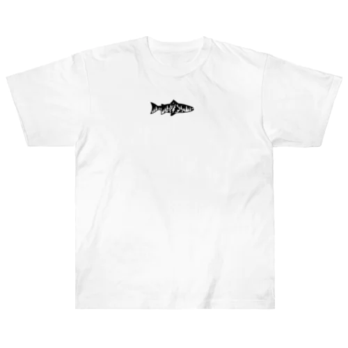 山？　魚？ ヘビーウェイトTシャツ