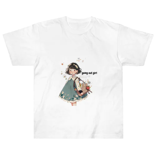 going out girl ヘビーウェイトTシャツ