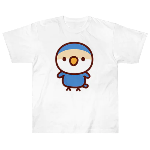 コザクラインコ（バイオレットチェリー） Heavyweight T-Shirt