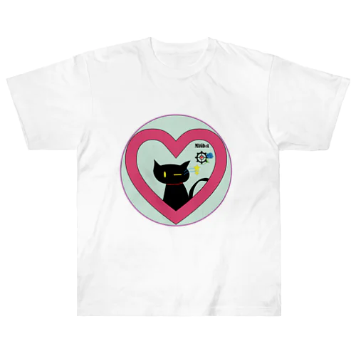 magboxシリーズ　～ウィンク黒猫～ Heavyweight T-Shirt