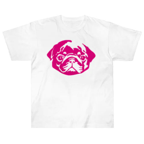 francesca pink Heavyweight T-Shirt