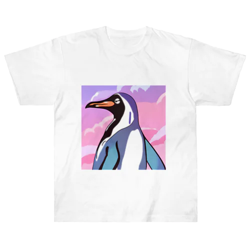 お茶目なペンギン ヘビーウェイトTシャツ