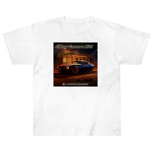 Chevy Camaro Z28 Oklahoma モンスターマシーン2 ヘビーウェイトTシャツ