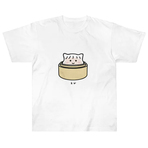 海老蒸し餃子のえびちゃん ヘビーウェイトTシャツ