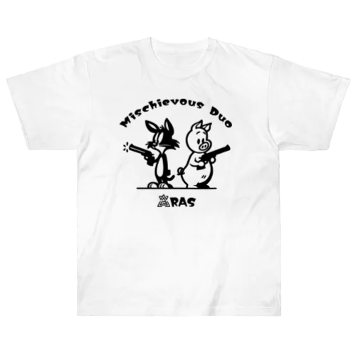 Mischievous Duo ヘビーウェイトTシャツ