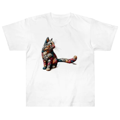 宇宙猫08 ヘビーウェイトTシャツ