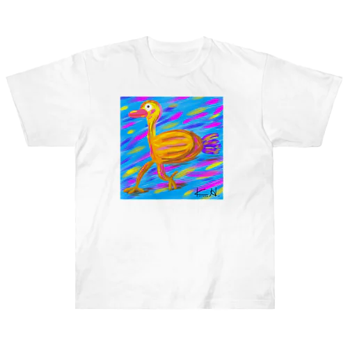 アートなダチョウ Heavyweight T-Shirt