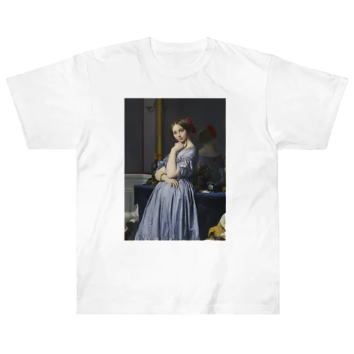 ドーソンヴィル伯爵夫人の肖像 / Portrait of Comtesse d'Haussonville ヘビーウェイトTシャツ