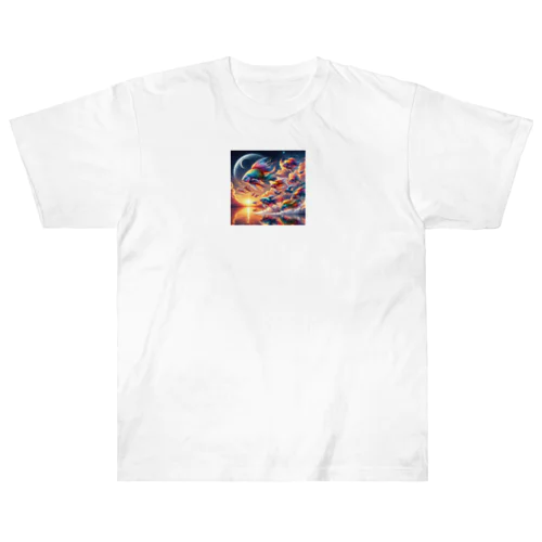 魚群の舞台 Heavyweight T-Shirt