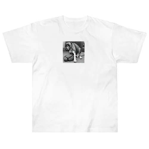 哀愁犬 Heavyweight T-Shirt