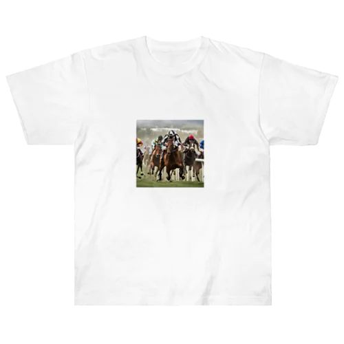 熱烈競馬 Heavyweight T-Shirt