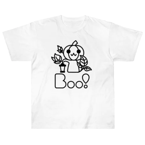 Boo!(ジャックオーランタン) Heavyweight T-Shirt