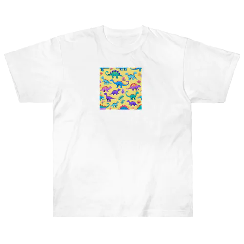 可愛い恐竜くん1号 Heavyweight T-Shirt