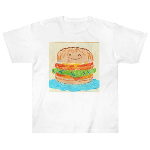 バーガーくん Heavyweight T-Shirt