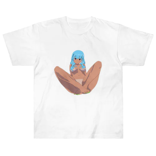裸の女の子 ヘビーウェイトTシャツ