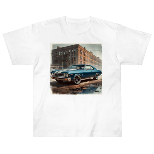 Chevrolet Chevelle　BLUE ヘビーウェイトTシャツ