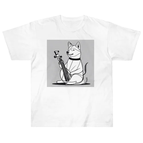 ウチんとこの柴、琴はじめてん Heavyweight T-Shirt