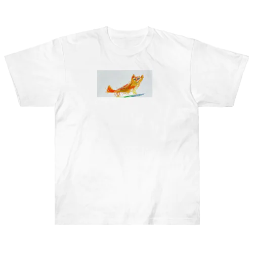 キュートな子猫のイラスト Heavyweight T-Shirt