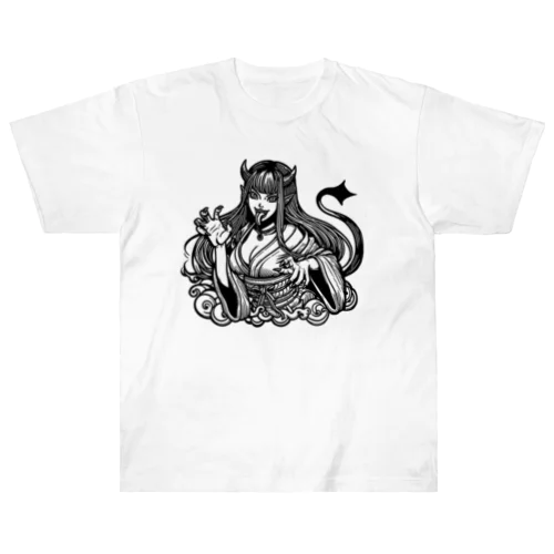 鬼姫 WET ヘビーウェイトTシャツ