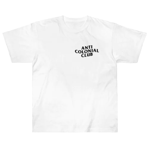 Anti Colonial club　パレスチナ解放のためのもの ヘビーウェイトTシャツ