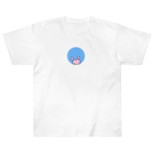 うさちゃん こんにちは ヘビーウェイトTシャツ