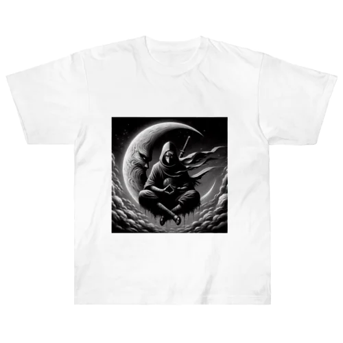 忍びの月 Heavyweight T-Shirt