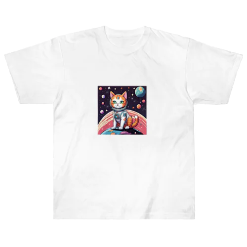 宇宙捜査隊すぺねこ ヘビーウェイトTシャツ