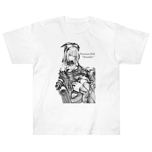 Paranoïa Doll "Brünhilde" ゴスロリ Heavyweight T-Shirt