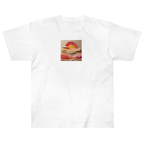 美ら島のサンライズ Heavyweight T-Shirt