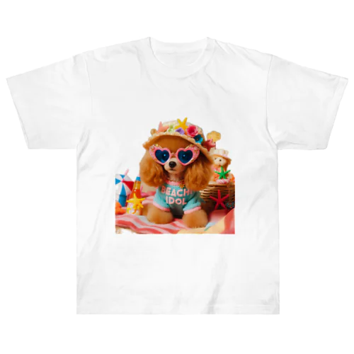 といぷーしか勝たん：BEACH IDOL Heavyweight T-Shirt