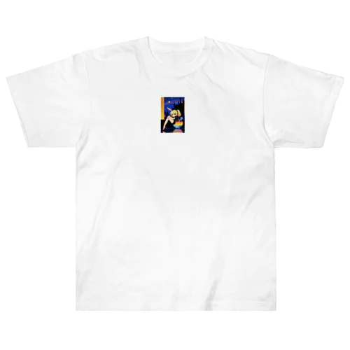 片うさ耳少女 Heavyweight T-Shirt