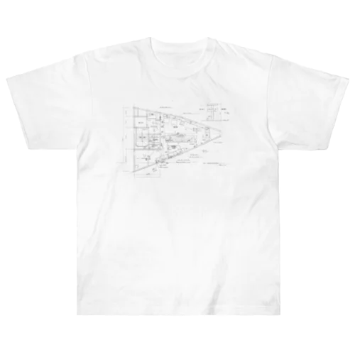 BARの見取り図 Heavyweight T-Shirt