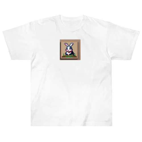 肖像画のうさぎ Heavyweight T-Shirt