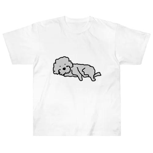 なにか？とちょっ起きるワンさん　犬 Heavyweight T-Shirt