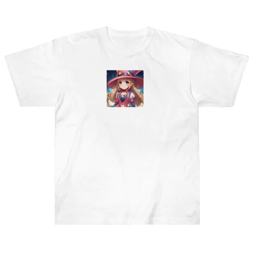 魔法使いギルド　少女 Heavyweight T-Shirt