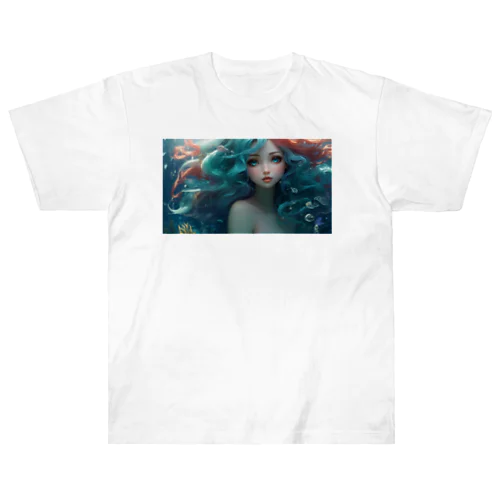 Mint mermaid Heavyweight T-Shirt