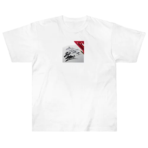 ワンポイント浮世 Heavyweight T-Shirt